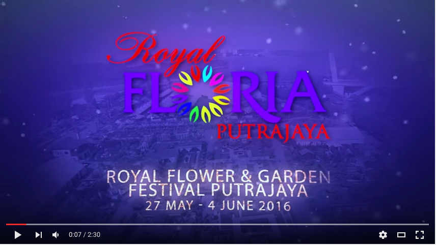 2016 Royal FLORIA Putrajaya Flower And Garden Festival